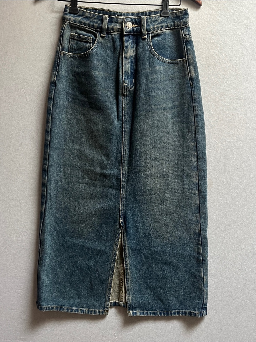 Bruncher Women's Denim Midi Skirt S